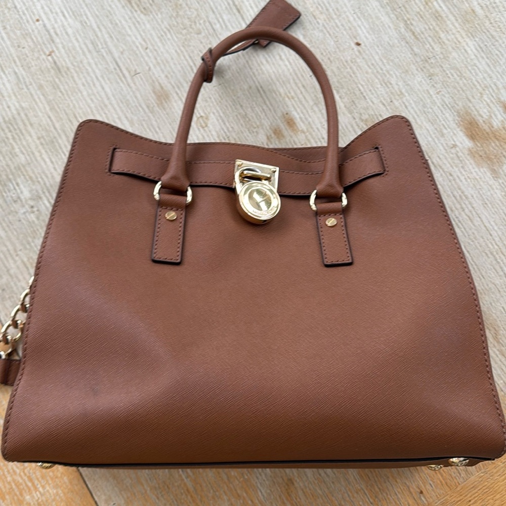 Michael Kors Brown Hamilton Purse